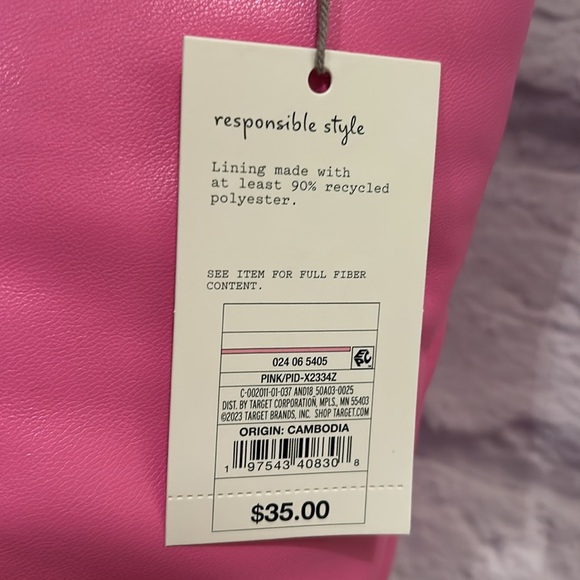 A new day Pink Puff bag. No strap nwt - Picture 4 of 4